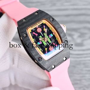 Movement Watch Ceramic Milles Lips Rm007 Mechanical Aaaa Swiss Richa Designer Flame Womens Rm07-01 Personalized Automatic Watches823