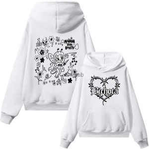 رجال هوديز للرجال من النوع الثقيل Karol G Bichota Mermaid ألبوم جديد طباعة Hoodie Man Woman Harajuku Pullover Tops Streetwear Usisex YQ231013