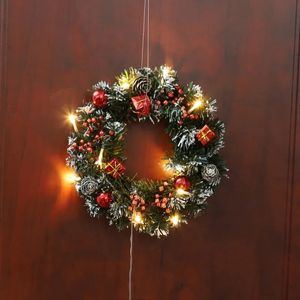 Christmas Decorations Christmas Led Lighting Wreath Halloween Festival Door Electric Decorations Holiday Home Decoration Thanksgiving Gifts For Friend 231013