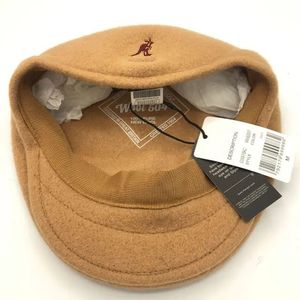 Berets Berets Kangaroo Cashmere Woolen Bert Bert High Version Woolen Stencil SumproiDed Wool Peaped Cap Trend All-Match Japanese That Usisex