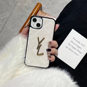 Designer Phone Case for iPhone 14 13 12 11 15 15Pro 15Promax 15Plus Cases Fashion Velvet Home Cover 6 Colors