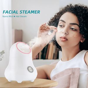 Steamer Face Steamer Fog Compress Steamer Nano Mist Heating Sprayer Moisturizing Humidifier Home Care SPA Machine 231012