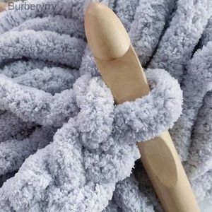 Garn 250g/boll mjuk tjocklek polyester ull DIY handgjorda stickgarn för kudde mattan nålarbete stickad linje virkning garnl231013