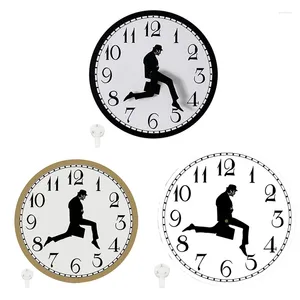 Orologi da parete Orologio da passeggio Silly Walk Un interessante per la camera da letto Cucina Soggiorno Novità Decorazioni per la casa Facile da usare