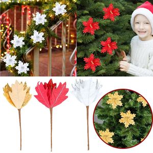 Decorative Flowers Crystal Mirror Hanger For Car Crystals Christmas Flower Golden Red Multicolor Glam Decorations Room Craft Beads String