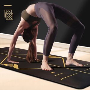 Yogamatten Naturkautschuk Yogamatte Damen Herren Anfänger Fitness Heimprofi rutschfest lokal 231012