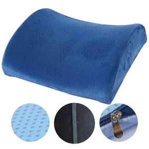 Pillow est High-Resilience Memory Foam Cushion Lumbar Back Support Cushion Relief Pillow for Office Home Car Travel Booster Seat 231013