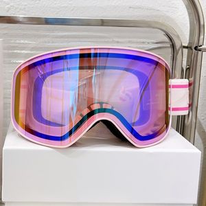 Cl Ski Goggles Skiing Glasses Snow Snowboard Men and Women ANTI-FOG Professional Winter Designers Style Special Frame Design JE5A