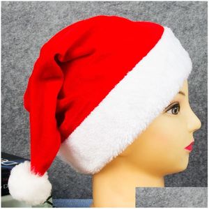 Cloches Chapéu de Natal Vermelho Canário Gato de Pelúcia Adt Crianças Decorações Atacado Moda Bonito Senhoras Mens Caps Acessórios de Moda Chapéus, Otxkh