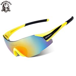 Outdoor Eyewear UV400 Sky Cycling Glasses Sport MTB Bicycle Motorcycle Sunglasses Sports Frameless Bike Goggles 231012