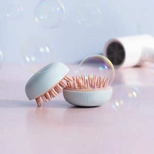 Escovas de cabelo de silicone portátil escova de lavagem de cabelo anti-coceira cabeça scratcher cabeça massagem pente promover cabeças circulação sanguínea