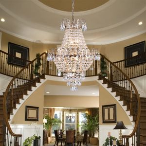 Unique Luxurious Gold Crystal Chandelier Design