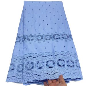 Stickerei Schweizer Voile, polierte Spitze, Nähen, reiner Baumwollstoff, Stoff für afrikanische Frauen, 5 Yards, Hochzeit, nigerianischer Stil, moderner Herbst, zum Verkauf, hohe Qualität, YQ-8320