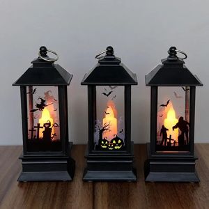 Outros suprimentos para festas de eventos Decorações de Halloween LED Vela Luz Abóbora Fantasma Pendurado Lanterna LED Lâmpada Horror Adereços Festa de Halloween Home Bar Decoração Fornecimento 231013