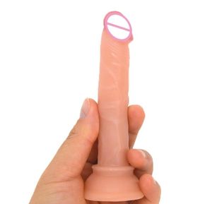 Yutong Tiny Dildo med Suction Cup Small Penis Kvinnlig Masturbator Toys for Women Anal Plug Beginers1896395