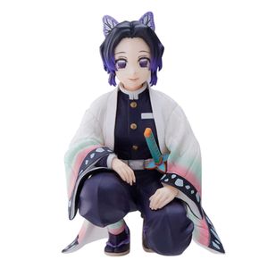 Maskot Kostümleri Satış Öncesi Orijinal 10cm Anime Figür Kochou Shinobu Demon Slayer Model Bebek Oyuncak Hediyesi Toplama Kutulu Süsler Pvc Malzeme