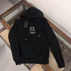 Nyheter Mens Hoodies Designer Hoodies Mens och Womens Hoodies Pure Cotton Mångsidig modebrev Utskrift Ny långärmad huvtröjor unisexkläder