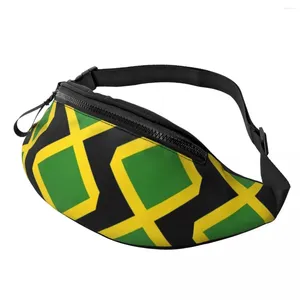 Waist Bags Jamaican Flag Bag Jamaica Cushion Women Fitness Pack Picture Polyester