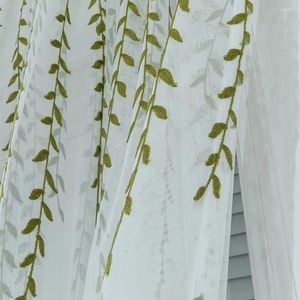 Curtain Sheer Semi Transparent Yarn Roman Blind Wicker Embroidered Window Screen For Bedroom Living Room Kitchen Drop