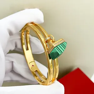 Bangle 2023 Fashion Luxury Hollow Bracelet Women's Jewelry Accessories