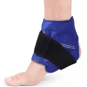 Suporte de tornozelo GO Ankle Brace Ice Pack Wrap para lesões Terapia fria Gel reutilizável Cold Pack Suporte de tornozelo para alívio da dor entorses 231010