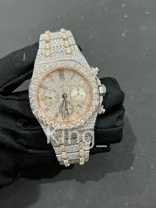 Für Männer Designer Bewegung Hohe Qualität Diamant Moissanit Iced Out Uhr Automatische Herren Montre Luxe Herren S Uhren I117