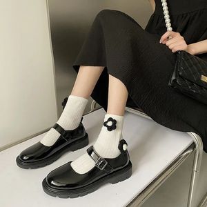 Kadınlar için Elbise Ayakkabı 2023 Vintage Round Toe Mary Jane Tatlı Kızlar Yüksek Topuk Platform Lolita Büyük Boyu Kadınlar 231013