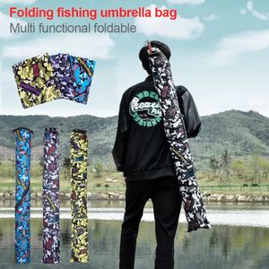 Fishing Accessories Folding Portable Multifunctional Fishing Rod Bag Storage Bag Fishing Tackle Storage Bag Large Capacity Fishing Gear Accessories 231013