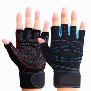 Five Fingers Gloves Gym Fitness Weight Lifting Body Building Training Sports Exercise Cycling Sport Workout Glove for Men Women MLXL 231012