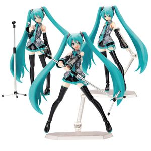 Trajes de mascote 15cm anime figura bidimensional vibrante clássico cabelo longo posição virtual modelo bonecas brinquedo presente coletar ornamentos em caixa pvc