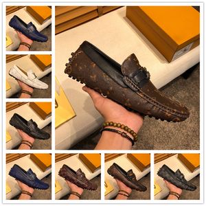 40 stile lussuoso designer di marca da uomo mocassini in vera pelle scamosciata scarpe casual da uomo mocassini slip on scarpe da barca moda nappa appartamenti da guida taglia 38-46