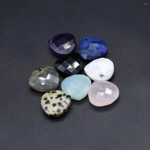 Collane con pendente 5 pz/lotto Pietra Naturale Agate Sfaccettate Pendenti e Ciondoli Per La Produzione di Gioielli FAI DA TE Collana Bracciale Orecchini 16x16mm