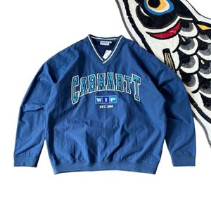 Carharttlys Designer-Mantel, Originalqualität, CAR-Pullover mit V-Ausschnitt, Frühling/Sommer, gewebter, langärmeliger Sport-Baseball-Jackenmantel für Männer und Frauen