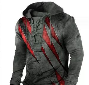 Anpassade tees Polos 021 Scratch Printing Hooded Mens hoodie 3D Digital Print Hoodie Loose tröja Långärmad kappa