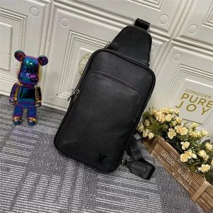 Borsa firmata AVENUE Borsa a tracolla a tracolla Mini Borse a tracolla da uomo Borsa sportiva da esterno Portafoglio 5A Borsa a tracolla da uomo in pelle Hobos Borsa a mano Borsa a tracolla Borsa a tracolla Marsupio