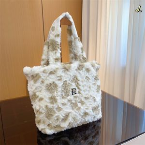 Designers fofo sacola feminina bolsa de ombro de luxo carta fuzzy hobo sacos o totebag designer sacos de inverno