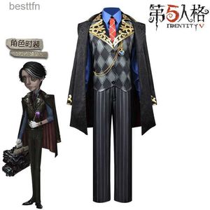 Costume a tema Anime Identity V Cosplay Esorcista Imbalsamatore Esopo Carl Cosplay Carnaval Halloween Natale Come Identità V Aesop Carl CosL231013