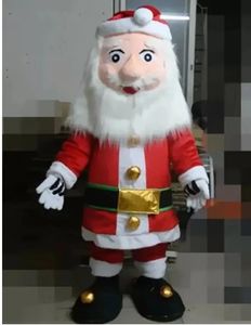 Santa Claus Mascot Costumes Christmas Fancy Party Dress Cartoon Character Outfit Suit vuxna Storlek Karneval Easter Advertising Theme Clothing