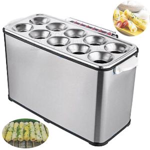 Fabricante automático de rolo de salsicha para ovos, omelete elétrica, máquina de café da manhã, ferramentas de cozinha, 10 buracos