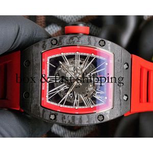 Milles Mens Rm010 Mechanics Rm010 Dial Superclone Watches Montre Diamond Luminous Luxe Wristwatch Skeleton De Case Scale Designer Richa216