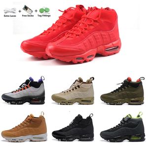 95 95S sneakerboot Mid Men Women Running Shoes Sneaker Anthracite Volt Dark Loden Triple Black Red Wheat Trainers Sport Sneakers 40-46