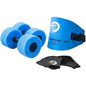 Set da 6 palline per fitness in acqua, attrezzatura per esercizi di aerobica e altre piscine, include cintura da nuoto 231013