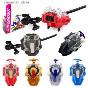 Spinning Top Toupie Beyblades Burst Sparking Grip Launcher Ruler Two-way Antenna Gyro Toys Accessories for Children Q231013