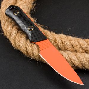 High Quality BM15600 Straight Hunting Knife D2 Titanium Coating Blade Full Tang Nylon Plus Glass Fiber Handle Outdoor Fixed Blade Survival Knives with Kydex