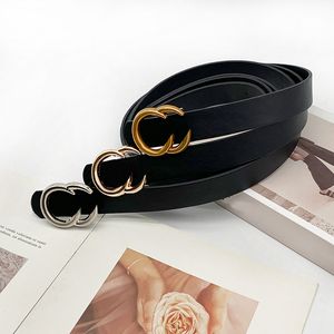 Luxury Belts For Women Designer Mens Womens Commuter Stylish Black Belt Trend Double Letter G Snap Button Belt Leisure Fashion Girdle 105cm