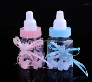 Parti, 50pcs/lot bebek besleme şişesi şeker kutusu düğün iyilik ve hediyeler duş vaftiz dekorasyonu