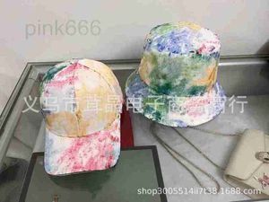 Ball Caps Designer Letter Tie Dye Hat Fashion Net Red ins Duck Tongue Hat Sunscreen baseball cap 9E6R