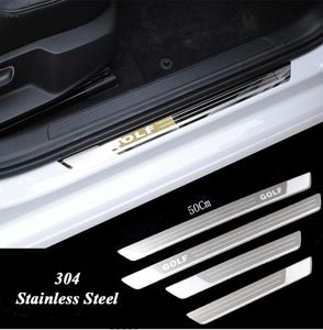 Ultrathin Stainless Steel Scuff Plate Door Sill for Vw Golf 7 MK7 Golf 6 MK6 Welcome Pedal Threshold Car Accessories 201120156785860