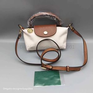 Bag High Quality Wholesale Clearance Wallet Bags Hand Capacity European and American Style Longyu Dumpling 2024 Single Nylon Handle Mini Luxurys Handbags