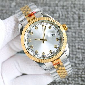 Luxury Diamond Gold Mens Watch Top Brand 42mm Designer Movement Wristwatches Men Watches for Man Birthday Christmas Gift 316l Stainless Steel Band High Quality